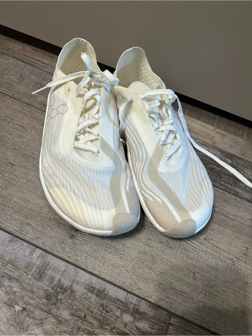 Vivobarefoot Primus Flow sneakers in the Coconut colorway